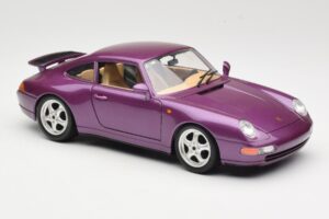 Porsche 911 993 Carrera Violets Bburago 1:18 3060-M2 Metāls — attēls 6 no 8