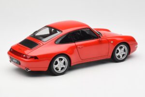Porsche 911 993 Carrera Sarkans AUTOart 1:18 78132 Metāls — attēls 3 no 8