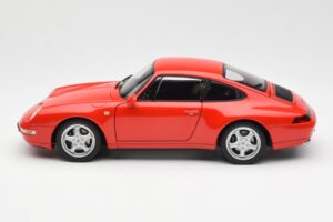 Porsche 911 993 Carrera Sarkans AUTOart 1:18 78132 Metāls — attēls 4 no 8