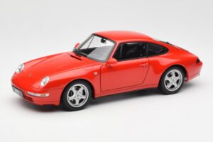 Porsche 911 993 Carrera Sarkans AUTOart 1:18 78132 Metāls