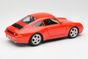 Porsche 911 993 Carrera Sarkans Bburago 1:18 3050 Metāls — attēls 3 no 8