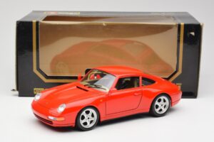Porsche 911 993 Carrera Sarkans Bburago 1:18 3050 Metāls — attēls 8 no 8