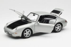 Porsche 911 993 Carrera Sudrabs AUTOart 1:18 78131 Metāls — attēls 2 no 8