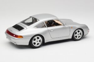 Porsche 911 993 Carrera Sudrabs Bburago 1:18 3050-M1 Metāls — attēls 5 no 8