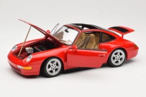 Porsche 911 993 Carrera Targa Sarkans UT Models 1:18 27821 Metāls — attēls 2 no 8