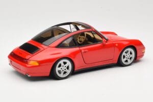Porsche 911 993 Carrera Targa Sarkans UT Models 1:18 27821 Metāls — attēls 3 no 8