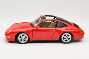 Porsche 911 993 Carrera Targa Sarkans UT Models 1:18 27821 Metāls — attēls 4 no 8