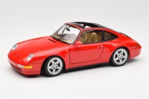 Porsche 911 993 Carrera Targa Sarkans UT Models 1:18 27821 Metāls