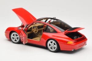 Porsche 911 993 Carrera Targa Sarkans UT Models 1:18 27821 Metāls — attēls 5 no 8