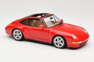 Porsche 911 993 Carrera Targa Sarkans UT Models 1:18 27821 Metāls — attēls 6 no 8