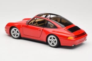 Porsche 911 993 Carrera Targa Sarkans UT Models 1:18 27821 Metāls — attēls 7 no 8