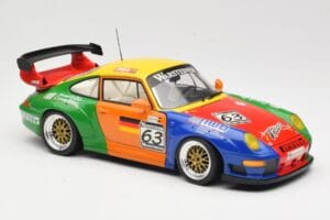 Porsche 911 993 GT2 #63 H. Muller / T. Trunk IMSA 1998 UT Models 1:18 39812 Metāls — attēls 6 no 8