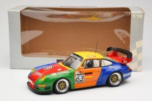 Porsche 911 993 GT2 #63 H. Muller / T. Trunk IMSA 1998 UT Models 1:18 39812 Metāls — attēls 8 no 8