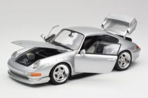 Porsche 911 993 GT2 Arctic Sudrabs Metāliski UT Models 1:18 27831 Metāls — attēls 2 no 8