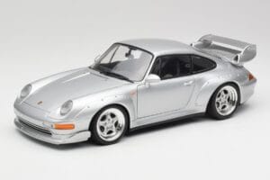 Porsche 911 993 GT2 Arctic Sudrabs Metāliski UT Models 1:18 27831 Metāls