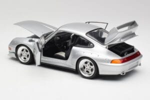 Porsche 911 993 GT2 Arctic Sudrabs Metāliski UT Models 1:18 27831 Metāls — attēls 5 no 8