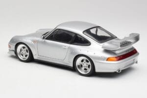 Porsche 911 993 GT2 Arctic Sudrabs Metāliski UT Models 1:18 27831 Metāls — attēls 7 no 8