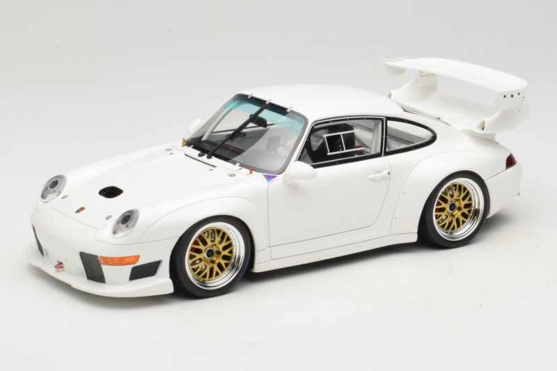Porsche 911 993 GT2 Evo Balts GT Spirit 1:18 GT532 Sveķi