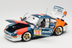 Porsche 911 993 GT2 #10 de Orleans / Saldana BPR Global GT Series 1996 UT Models 1:18 39632 Metāls — attēls 2 no 8