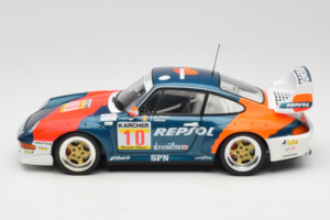 Porsche 911 993 GT2 #10 de Orleans / Saldana BPR Global GT Series 1996 UT Models 1:18 39632 Metāls — attēls 4 no 8