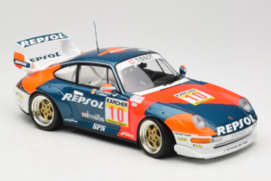 Porsche 911 993 GT2 #10 de Orleans / Saldana BPR Global GT Series 1996 UT Models 1:18 39632 Metāls — attēls 6 no 8