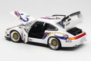 Porsche 911 993 GT2 #90 Vert / Franco / K. Koen Daytona 24 Hours 1998 UT Models 1:18 39813 Metāls — attēls 5 no 8