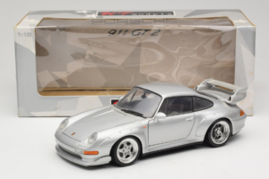 Porsche 911 993 GT2 Street Sudrabs UT Models 1:18 180065000 Metāls — attēls 8 no 8