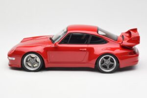 Porsche 911 993 Gunther Werks 400R Sarkans GT Spirit 1:18 GT210 Sveķi — attēls 3 no 6