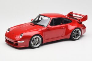 Porsche 911 993 Gunther Werks 400R Sarkans GT Spirit 1:18 GT210 Sveķi