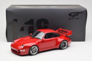 Porsche 911 993 Gunther Werks 400R Sarkans GT Spirit 1:18 GT210 Sveķi — attēls 6 no 6