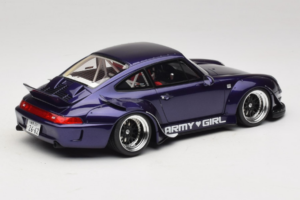 Porsche 911 993 RWB Army Girl Violets GT Spirit 1:18 GT562 Sveķi — attēls 2 no 6