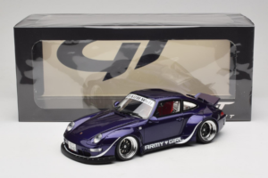 Porsche 911 993 RWB Army Girl Violets GT Spirit 1:18 GT562 Sveķi — attēls 6 no 6