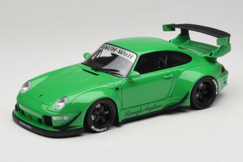 Porsche 911 993 RWB Zaļš GT Spirit 1:18 GT074 Sveķi