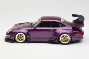 Porsche 911 993 RWB Violets GT Spirit 1:18 GT727 Sveķi — attēls 3 no 6