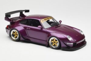 Porsche 911 993 RWB Violets GT Spirit 1:18 GT727 Sveķi — attēls 4 no 6