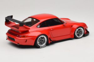 Porsche 911 993 RWB Sarkans GT Spirit 1:18 ZM045 Sveķi — attēls 2 no 6