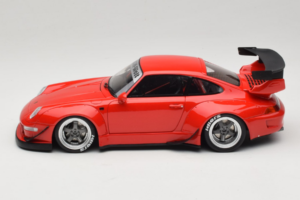 Porsche 911 993 RWB Sarkans GT Spirit 1:18 ZM045 Sveķi — attēls 3 no 6