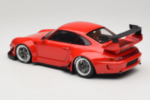 Porsche 911 993 RWB Sarkans GT Spirit 1:18 ZM045 Sveķi — attēls 5 no 6