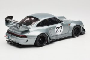 Porsche 911 993 RWB Yuiitsumuni Sudrabs GT Spirit 1:18 GT522 Sveķi — attēls 2 no 6