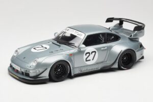 Porsche 911 993 RWB Yuiitsumuni Sudrabs GT Spirit 1:18 GT522 Sveķi