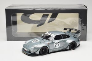 Porsche 911 993 RWB Yuiitsumuni Sudrabs GT Spirit 1:18 GT522 Sveķi — attēls 6 no 6