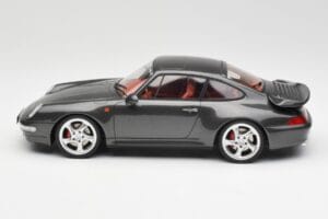 Porsche 911 993 Turbo Pelēks GT Spirit 1:18 GT051 Sveķi — attēls 3 no 6
