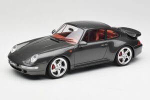 Porsche 911 993 Turbo Pelēks GT Spirit 1:18 GT051 Sveķi