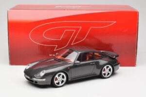Porsche 911 993 Turbo Pelēks GT Spirit 1:18 GT051 Sveķi — attēls 6 no 6