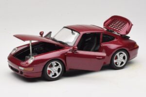 Porsche 911 993 Turbo Sarkans Anson 1:18 30320-W Metāls — attēls 2 no 8
