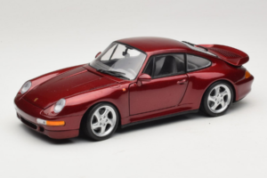 Porsche 911 993 Turbo Red Metallic UT Models 1:18 180066070 Metāls