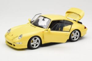 Porsche 911 993 Turbo S Dzeltens UT Models 1:18 27836 Metāls — attēls 2 no 8