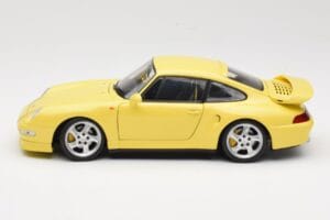Porsche 911 993 Turbo S Dzeltens UT Models 1:18 27836 Metāls — attēls 4 no 8
