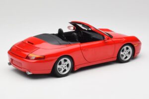Porsche 911 996 Kabriolets Sarkans Gate 1:18 1051 Metāls — attēls 3 no 8