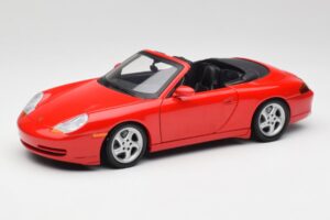 Porsche 911 996 Kabriolets Sarkans Gate 1:18 1051 Metāls